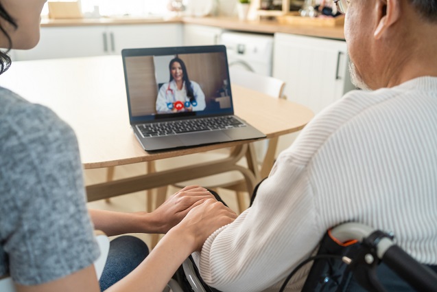 telemedicine older couple